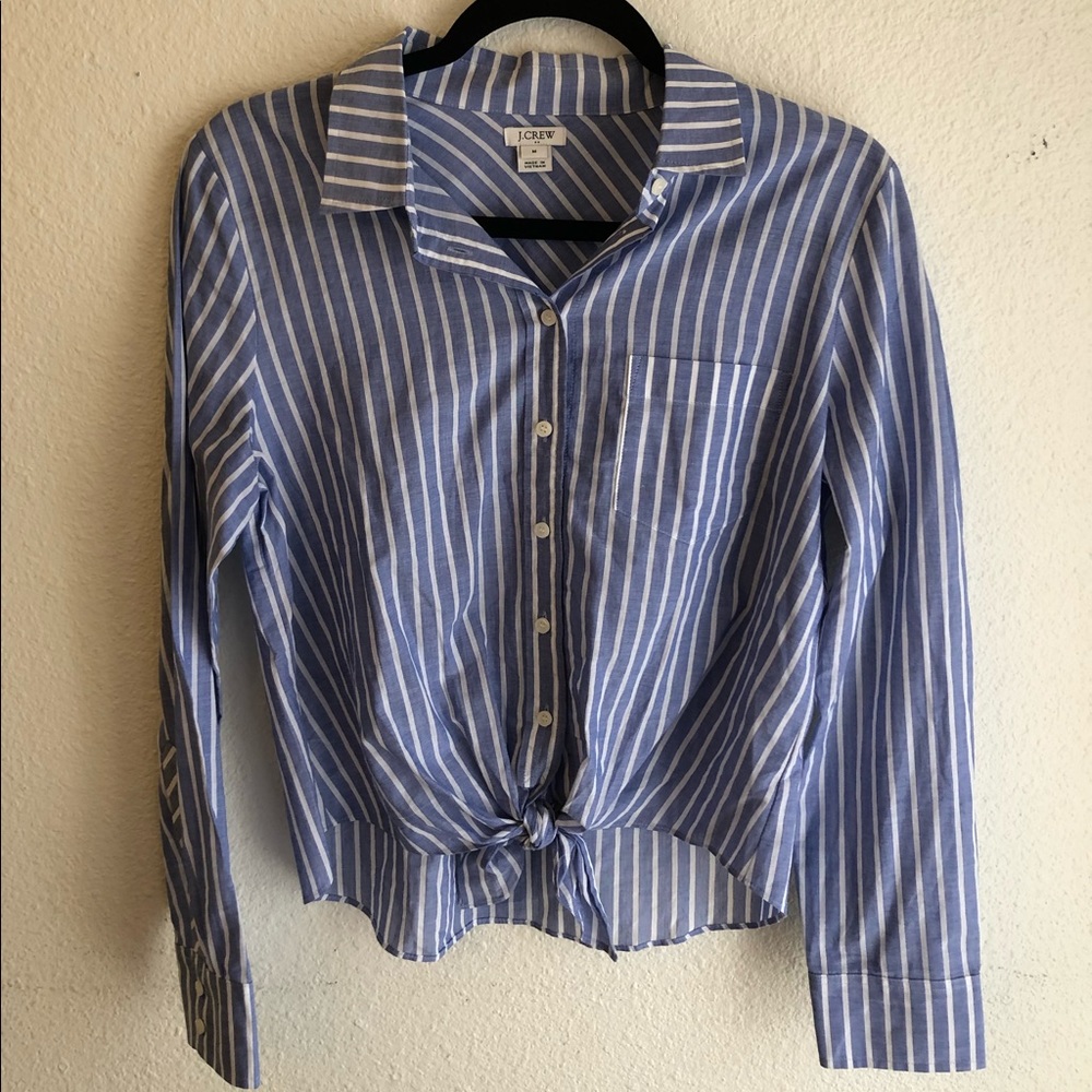 J. Crew striped button down